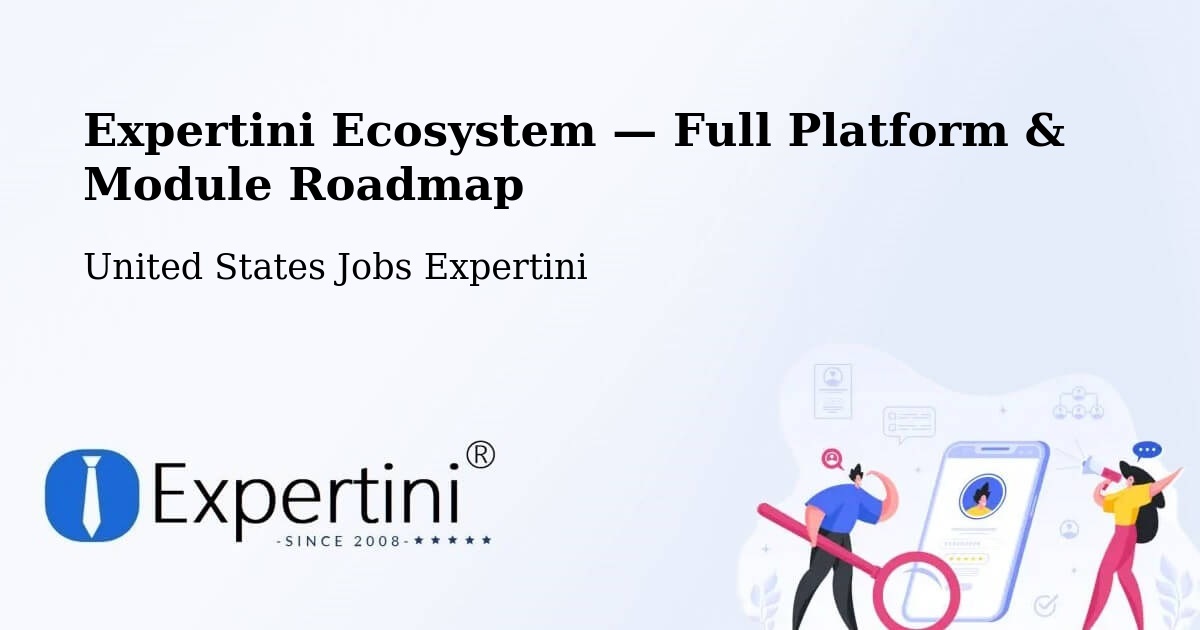 Expertini Ecosystem — Full Platform & Module Roadmap – Florence
